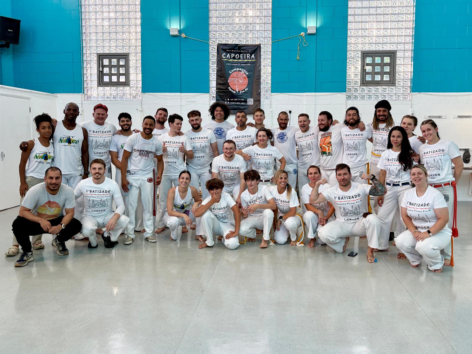 CPPA Capoeira community group photo at Green Man Community Centre